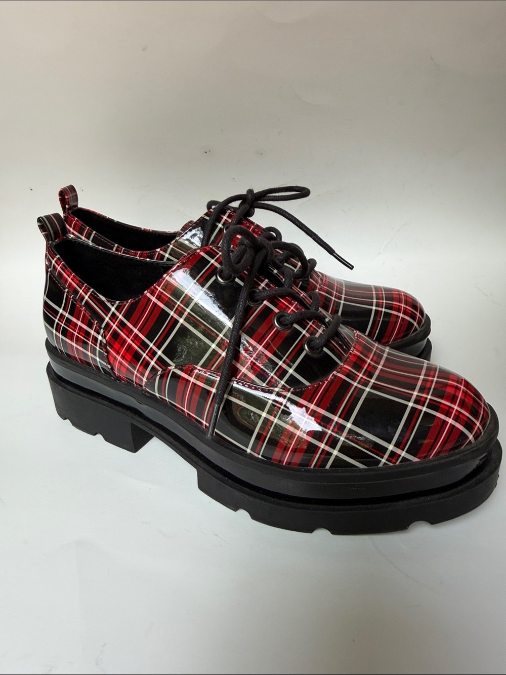 Jessica Simpson Women's Punk Sayze Lug Sole Oxfords Shoes Size 7.5